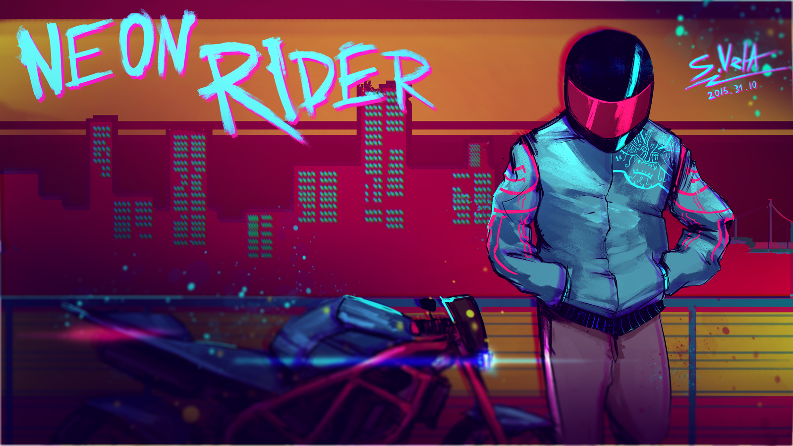 Neon Rider • Play Neon Rider Game Unblocked Online for Free