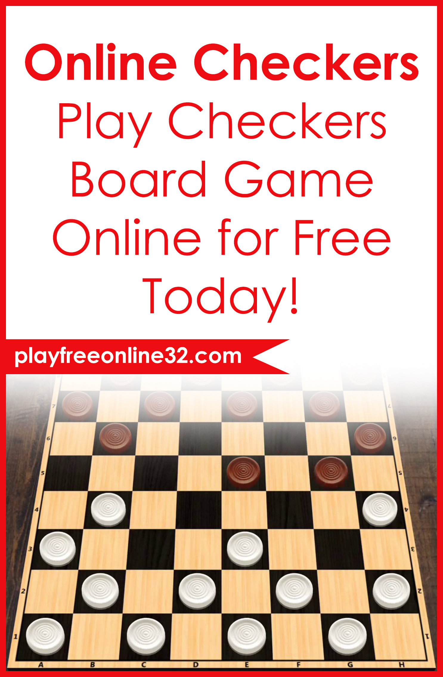 Checkers • Play Checkers Game Online for Free Unlimited