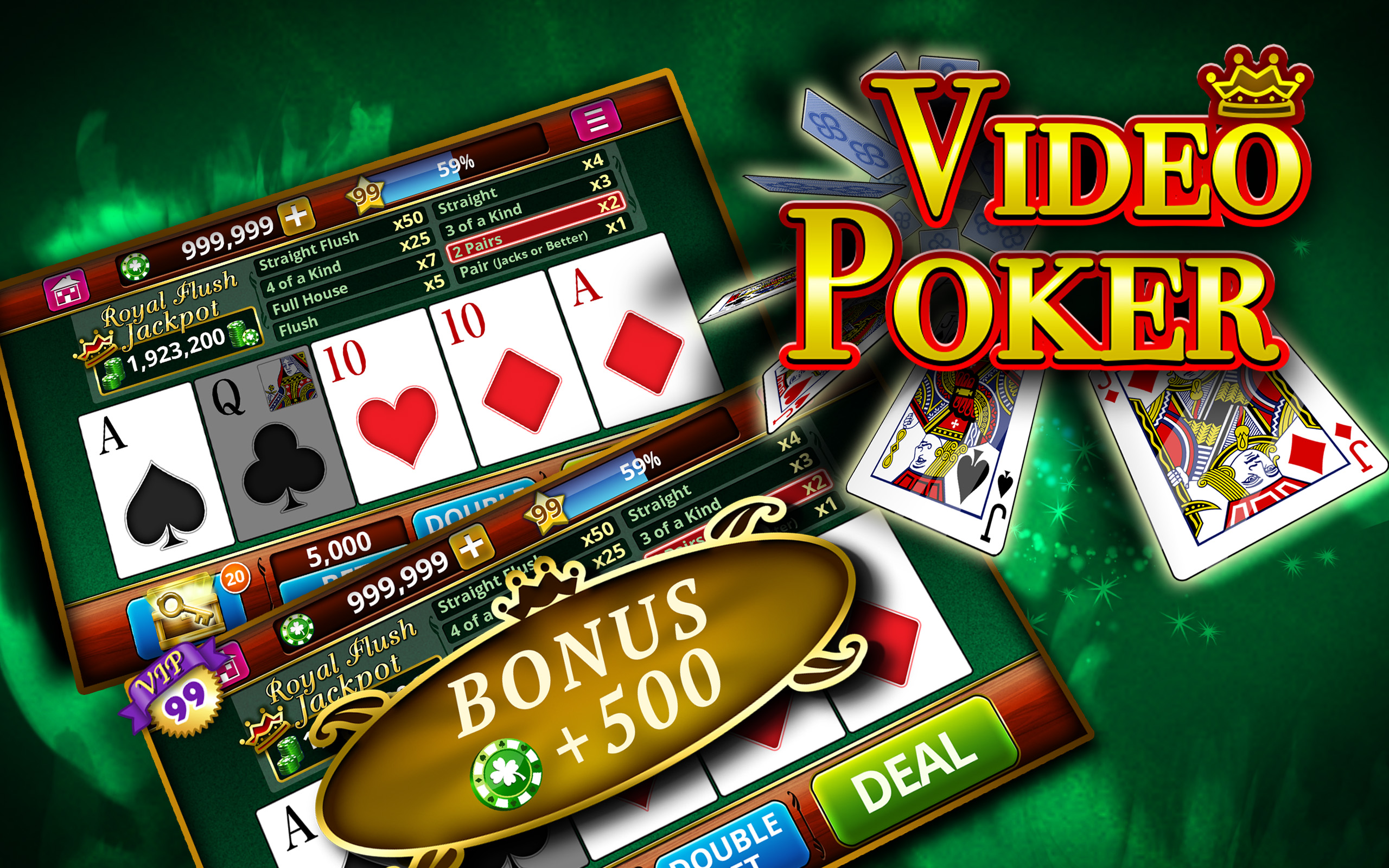 Video Poker \u2022 Play Poker Online Game for Free Unlimited