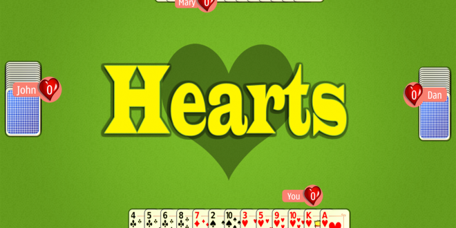 play hearts against other players